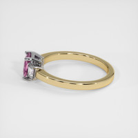 1.04 Ct. Pink Sapphire Ring, 14K White & Yellow 4