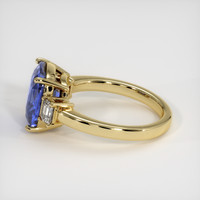 5.04 Ct. Blue Sapphire Ring, 14K Yellow Gold 4