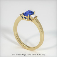 1.28 Ct. Sapphire Ring, 14K Yellow Gold 2