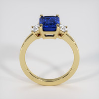 3.10 Ct. Blue Sapphire Ring, 14K Yellow Gold 3