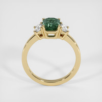 1.58 Ct. Green Sapphire Ring, 14K Yellow Gold 3