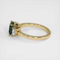 1.58 Ct. Green Sapphire Ring, 14K Yellow Gold 4