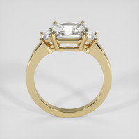 3.76 Ct. White Sapphire Ring, 14K Yellow Gold 3