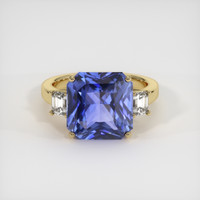 8.03 Ct. Blue Sapphire Ring, 18K Yellow Gold 1