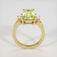 6.04 Ct. Bi Color Sapphire Ring, 18K Yellow Gold 3