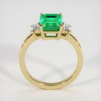 2.28 Ct. Emerald Ring, 18K Yellow Gold 3