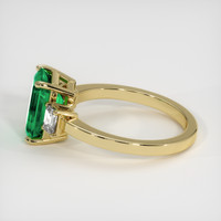 2.28 Ct. Emerald Ring, 18K Yellow Gold 4
