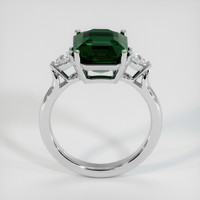 5.27 Ct. Bluish Green Sapphire Ring, Platinum 950 3