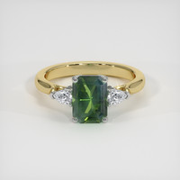 1.85 Ct. Sapphire Ring, 18K White & Yellow 1