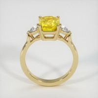 3.05 Ct. Yellow Sapphire Ring, 14K Yellow Gold 3