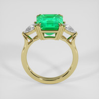 4.73 Ct. Emerald Ring, 18K Yellow Gold 3