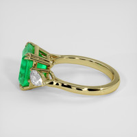 4.73 Ct. Emerald Ring, 18K Yellow Gold 4