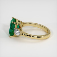3.32 Ct. Emerald Ring, 18K Yellow Gold 4