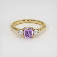 1.41 Ct. Sapphire Ring, 18K Yellow Gold 1