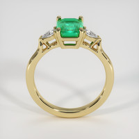 1.19 Ct. Emerald Ring, 18K Yellow Gold 3