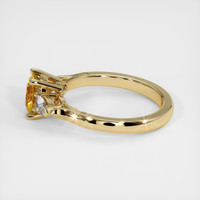 1.04 Ct. Yellow Sapphire Ring, 18K Yellow Gold 4