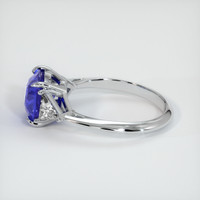 2.68 Ct. Blue Sapphire Ring, Platinum 950 4