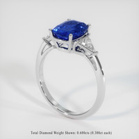 3.47 Ct. Sapphire Ring, Platinum 950 2