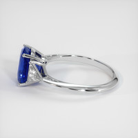 3.47 Ct. Sapphire Ring, Platinum 950 4