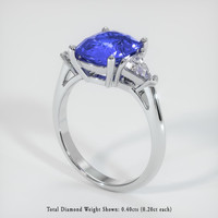2.24 Ct. Sapphire Ring, Platinum 950 2