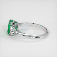 1.35 Ct. Emerald Ring, Platinum 950 4