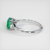 0.87 Ct. Emerald Ring, Platinum 950 4