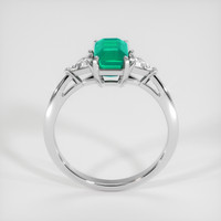 0.83 Ct. Emerald Ring, Platinum 950 3