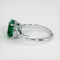 2.79 Ct. Emerald Ring, Platinum 950 4