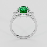 2.03 Ct. Emerald Ring, Platinum 950 3