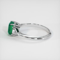 0.84 Ct. Emerald Ring, Platinum 950 4