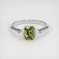 0.88 Ct. Gemstone Ring, Platinum 950 1