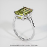 4.17 Ct. Gemstone Ring, Platinum 950 2