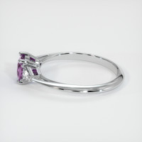 0.67 Ct. Pink Sapphire Ring, Platinum 950 4