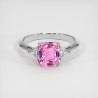 2.08 Ct. Sapphire Ring, Platinum 950 1