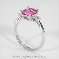 2.08 Ct. Sapphire Ring, Platinum 950 2