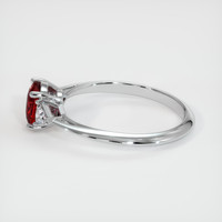 1.23 Ct. Ruby Ring, Platinum 950 4