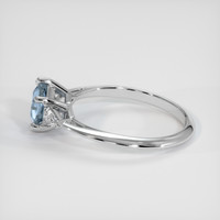 1.21 Ct. Blue Sapphire Ring, Platinum 950 4