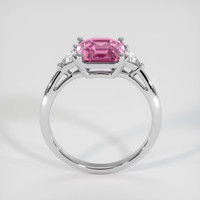 2.11 Ct. Pink Sapphire Ring, Platinum 950 3