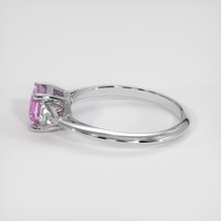 1.18 Ct. Pink Sapphire Ring, Platinum 950 4
