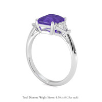 2.08 Ct. Sapphire Ring, Platinum 950 2