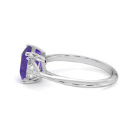 2.08 Ct. Sapphire Ring, Platinum 950 4