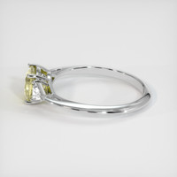 1.22 Ct. Yellow Sapphire Ring, Platinum 950 4