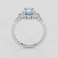 1.64 Ct. Greyish Blue Sapphire Ring, Platinum 950 3