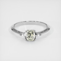 0.60 Ct. Yellow Sapphire Ring, Platinum 950 1