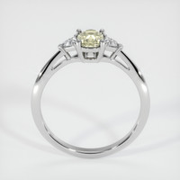 0.60 Ct. Yellow Sapphire Ring, Platinum 950 3