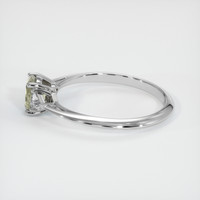 0.60 Ct. Yellow Sapphire Ring, Platinum 950 4
