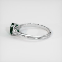 1.07 Ct. Greenish Blue Sapphire Ring, Platinum 950 4