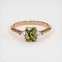 0.88 Ct. Gemstone Ring, 14K Rose Gold 1