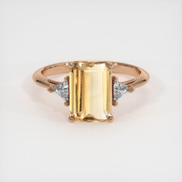 2.94 Ct. Gemstone Ring, 14K Rose Gold 1