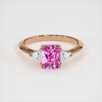 1.32 Ct. Sapphire Ring, 14K Rose Gold 1